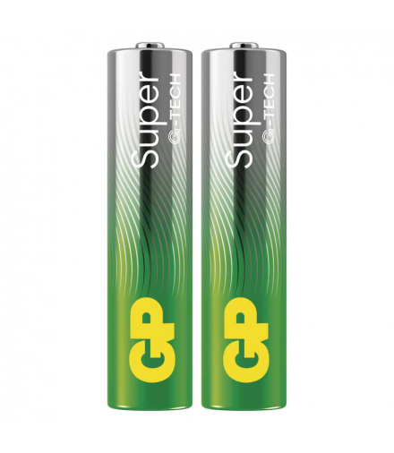 GP Bateria alkaliczna SUPER AAA (LR03) 2SH GP B01102