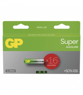 GP Bateria alkaliczna SUPER AAA (LR03) 16PP GP B0112H