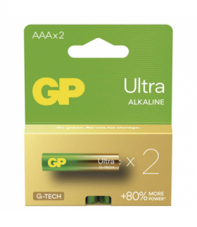 GP Bateria alkaliczna ULTRA AAA (LR03) 2PP MB GP B02112