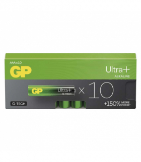 GP Bateria alkaliczna ULTRA PLUS AAA (LR03) 10PP GP B0314G