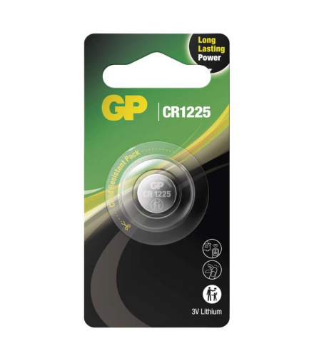 GP Bateria litowa guzikowa CR1225 1BL GP B15221