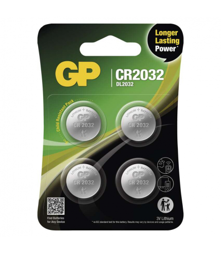 GP Bateria litowa guzikowa CR2032 4BL GP B15324