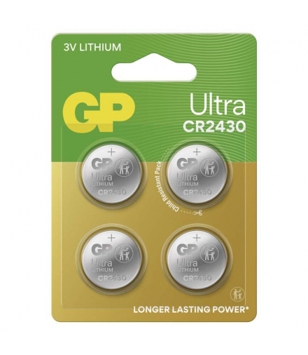GP Ultra Bateria litowa guzikowa CR2430 4BL GP B32304