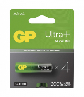GP Bateria alkaliczna ULTRA PLUS AA (LR6) 4PP MB GP B03214