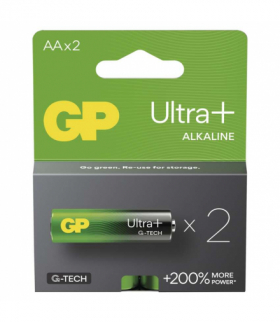 GP Bateria alkaliczna ULTRA PLUS AA (LR6) 2PP GP B03212
