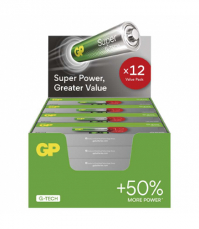 GP Bateria alkaliczna SUPER AA (LR6) 12PP MB GP B0124T