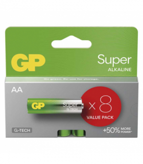 GP Bateria alkaliczna SUPER AA (LR6) 8szt value pack Z GP B01238