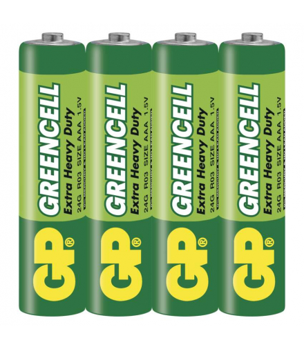 GP Bateria cynkowa GREENCELL AAA (R03) 4SH GP B12104