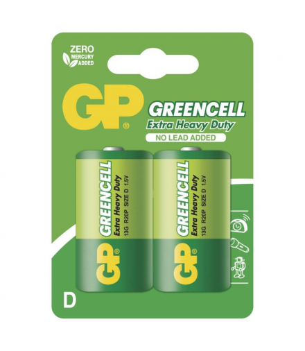 GP Bateria cynkowa GREENCELL D (R20) 2BL GP B1241