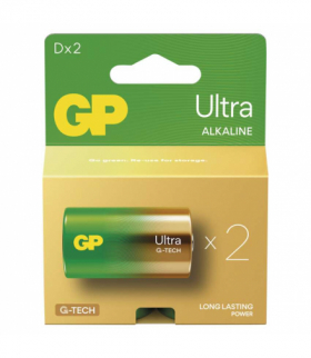 GP Bateria alkaliczna ULTRA D (LR20) 2PP GP B02412