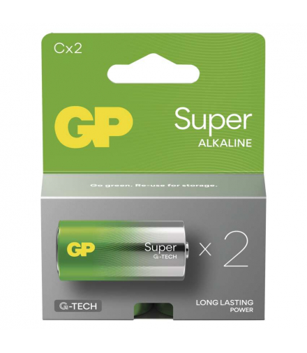 GP Bateria alkaliczna SUPER C (LR14) 2PP GP B01312