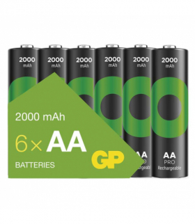 GP Akumulatorek ReCyko Pro AA (HR6), 1.2V, 2000mAh, 6PP *MPP GP B2620V