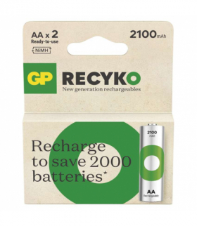 GP Akumulatorek ReCyko 2100 AA (HR6), 1.2V, 2100mAh, 2PP *MPP GP B25212