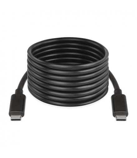 Kabel USB 2.0, wtyk C - C, szybkie ładowanie, transmisja danych, 2 m, czarny EMOS SM7029BL