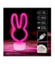 Neon na podstawce LED KRÓLICZEK różowy USB-C FSC-10 Forever Light RTV200096