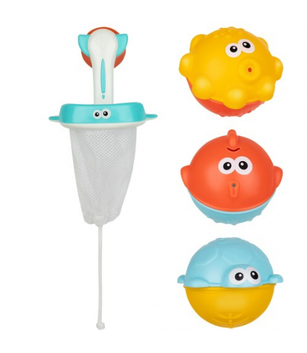 Zabawki kąpielowe z sitkiem KRUZZEL 00016720