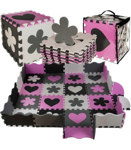 Puzzle piankowe 30x30cm 16el. P16134 KRUZZEL 00016134