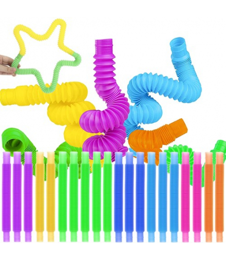 Rurki tuby sensoryczne 20szt. Kruzzel 19741 KRUZZEL 00019741
