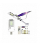Uliczna lampa aluminium 45W z panelem solarnym 5000mAh pilot LXTQF031