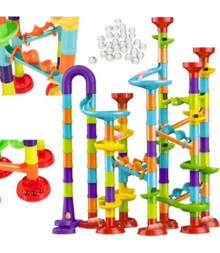 Tor kulkowy, zjeżdżalnia 110 elementów KRUZZEL 22884 00022884