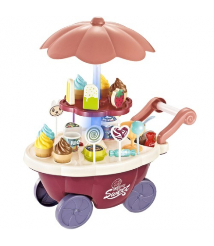 Wózek lodziarnia, zabawka dla dzieci KRUZZEL 22733 00022733
