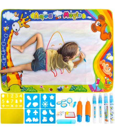 Mata wodna do rysowania XXL100x80 cm zestaw KRUZZEL 22443 00022443