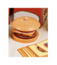 Burger drewniany, zabawka dla dzieci Kruzzel 22673 00022673