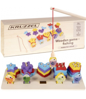Sorter drewniany, łowienie rybek Kruzzel 22565 00022565
