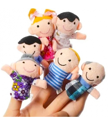 Zestaw pacynek 6szt. KRUZZEL 22391 00022391