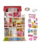 Domek drewniany dla lalek willa z basenem D11251 00011251