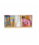 Domek drewniany dla lalek willa z basenem D11251 00011251