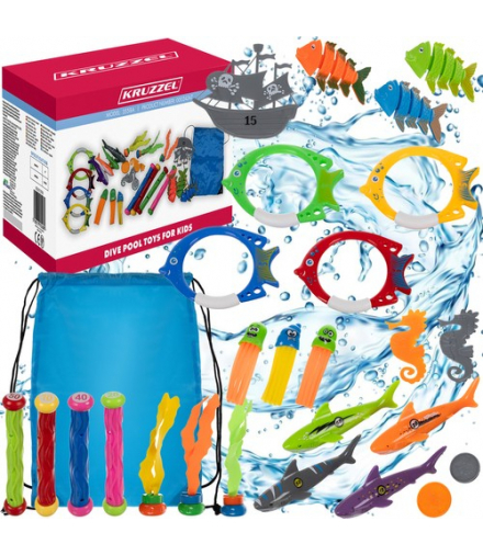 Zestaw do nurkowania zabawki KRUZZEL 24247 00024247