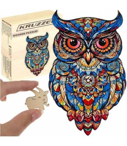 Układanka drewniana puzzle Kruzzel 24551 00024551