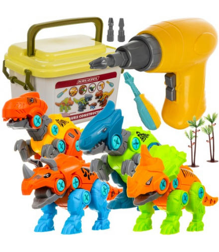 Zestaw konstrukcyjny dinozaury 24723 KRUZZEL 00024723