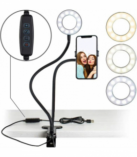 Lampa pierścieniowa do selfie uchwyt ATL ZD67F