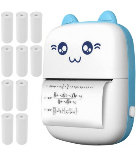 Drukarka mini do zdjęć- przenośna Izoxis 22272 00022272