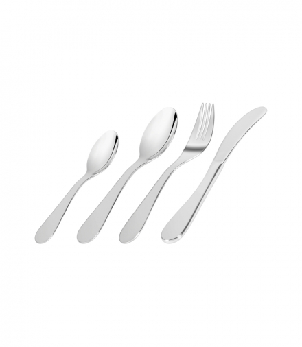 Zestaw sztućców stołowych dla dzieci 4 elementy Teesa LEC-TSA0146