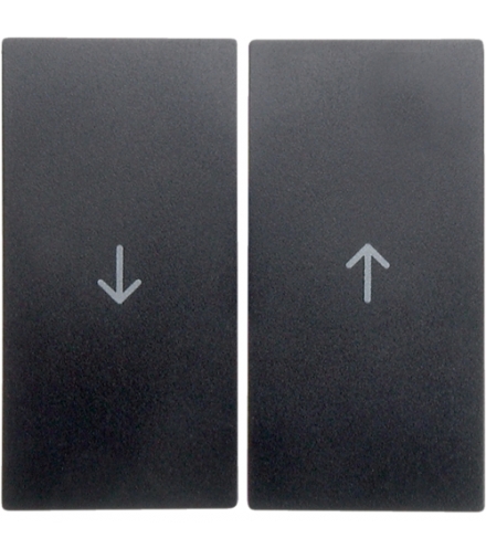 Klawisz z nadrukiem symbolu "strzałka" do łączników żaluzjowych antracyt mat