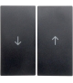 Klawisz z nadrukiem symbolu "strzałka" do łączników żaluzjowych antracyt mat