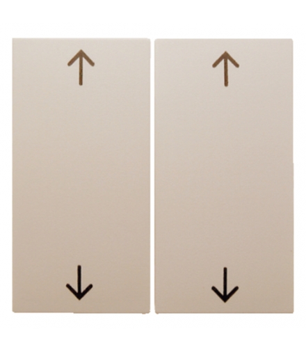 Klawisz z nadrukiem symbolu "strzałki" do łączników żaluzjowych krem