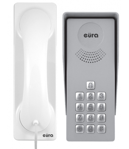 DOMOFON ADP-36A3 ''INGRESSO BIANCO'' - 1-rodzinny, kaseta zewnętrzna z szyfratorem