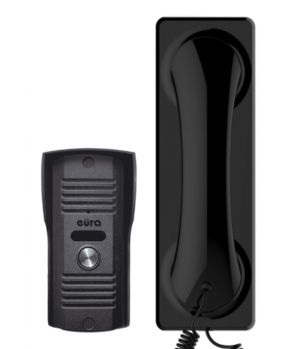 DOMOFON ADP-23A3 ''FLUMINO'' CZARNY - 1 rodzinny, magnetyczny unifon, mała kaseta zewnętrzna