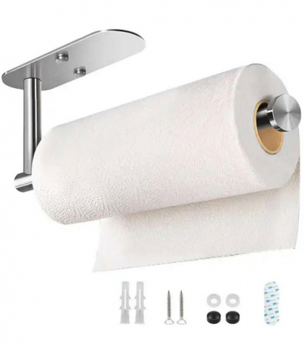 Wieszak na ręcznik papierowy srebrny ATL AG883A