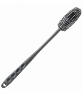 Szczotka silikonowa do mycia butelek 27cm szara ATL AG943