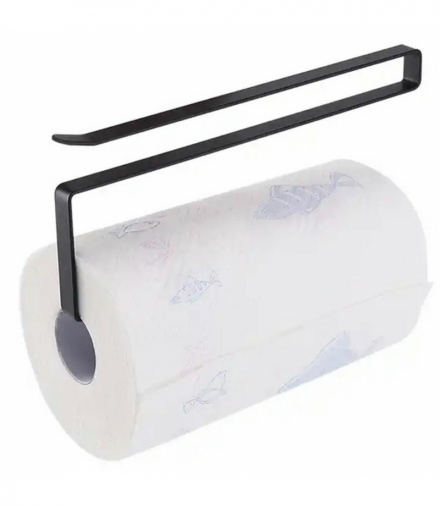 Uchwyt na ręcznik papier. czarny ATL AG704C