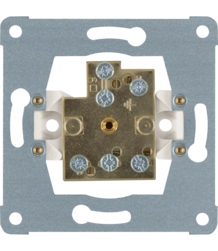 one.platform Mechanizm gniazda wyrównania potencjału podwójne, zaciski śrubowe Berker 1061