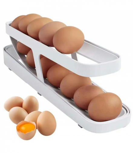 Pojemnik podajnik na jajka biały ATL DA173