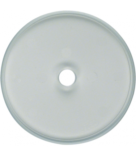 Glasserie Szklana płytka wierzchnia do łącznika obrotowego, jasny Berker 1090