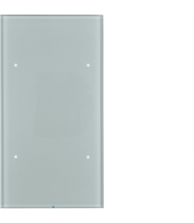 KNX TS Sensor dotykowy 2-krotny, szkło, alu