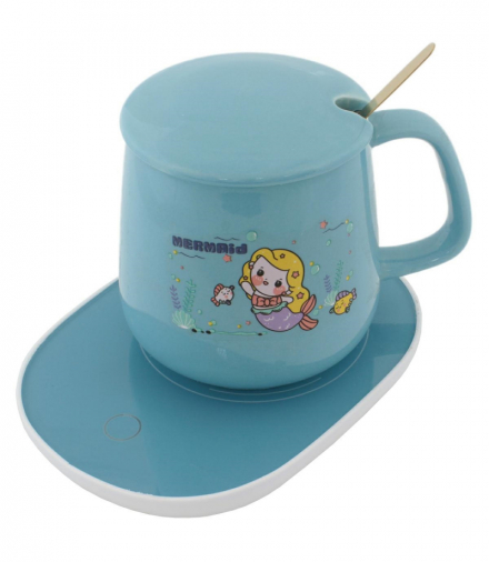 Elektryczny podgrzewacz do kubka syrenka + kubek ATL DA27H